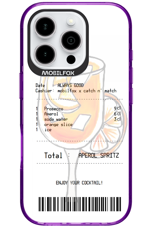 aperol spritz cocktail - Apple iPhone 16 Pro