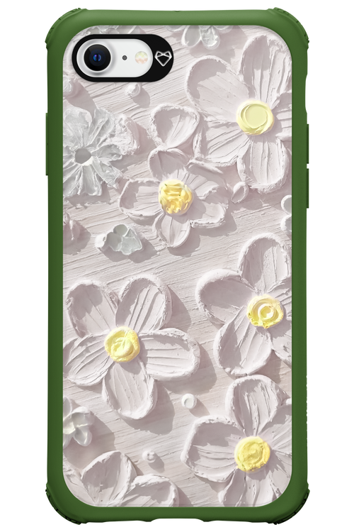 White Flowers 2.0 - Apple iPhone SE 2020