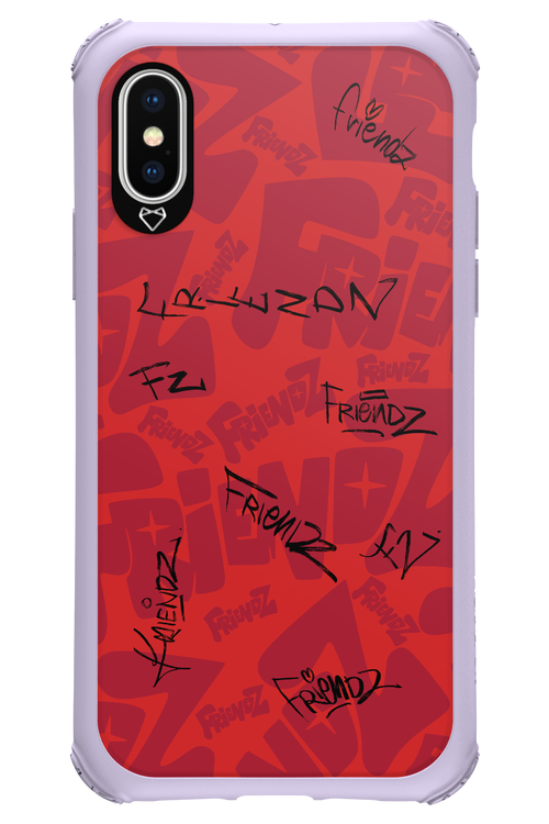 FRIENDZ Red - Apple iPhone X