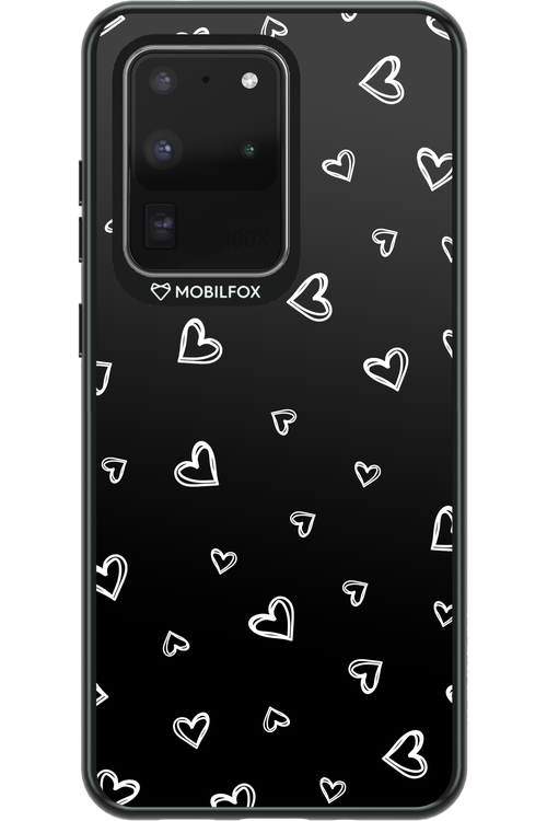 Monochrome Hearts 2.0 - Samsung Galaxy S20 Ultra 5G