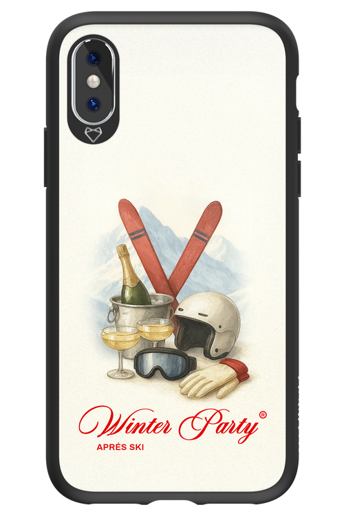 Winter Ski Party - Apple iPhone X