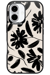 Monochrome Flowerss 2.0 - Apple iPhone 16