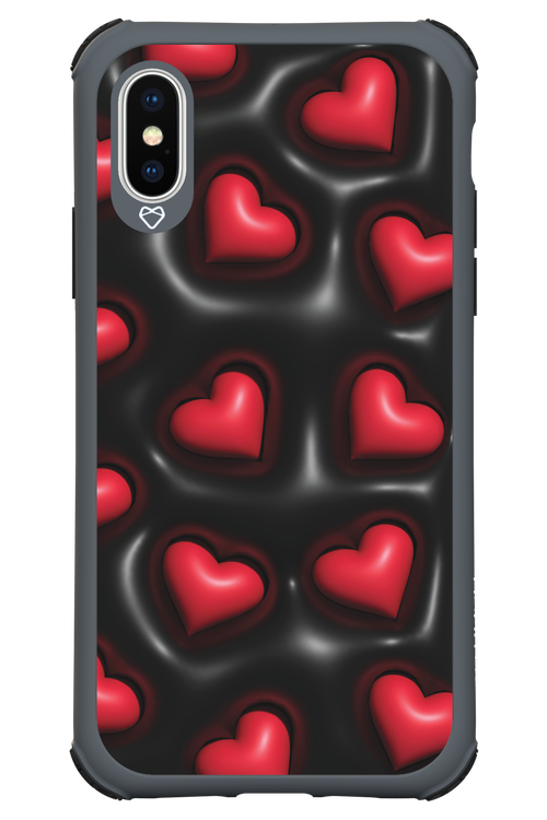 Hearts in love - Apple iPhone X