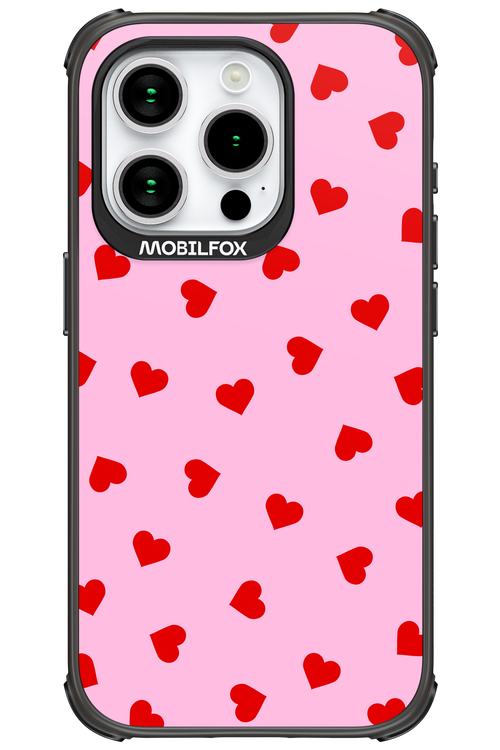 Sprinkle Heart Pink - Apple iPhone 15 Pro