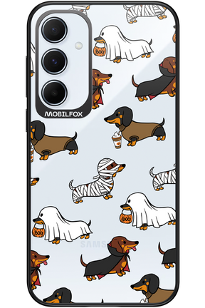 Scary Dachshund (Transparent) - Samsung Galaxy A55