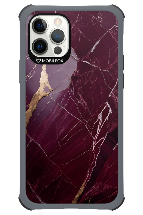 Burgundy Marble 2.0 - Apple iPhone 12 Pro