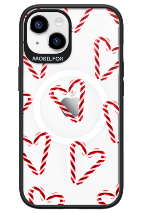 Candy Cane Hearts - Apple iPhone 14