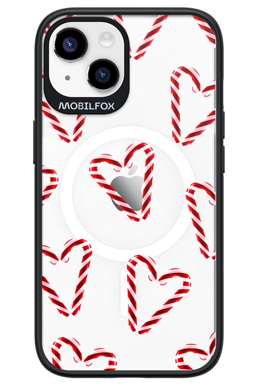 Candy Cane Hearts - Apple iPhone 14