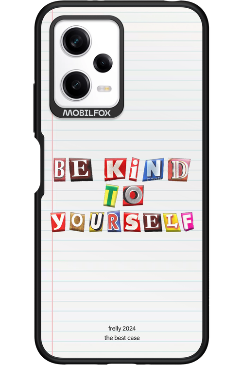 Be Kind To Yourself Notebook - Xiaomi Redmi Note 12 5G