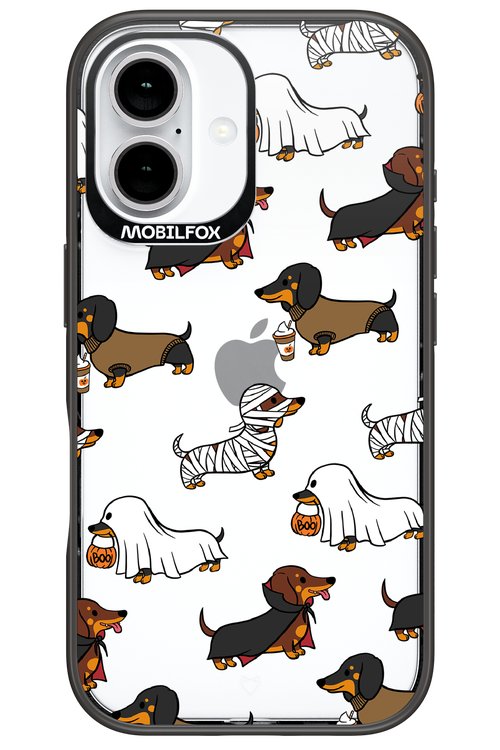 Scary Dachshund (Transparent) - Apple iPhone 16