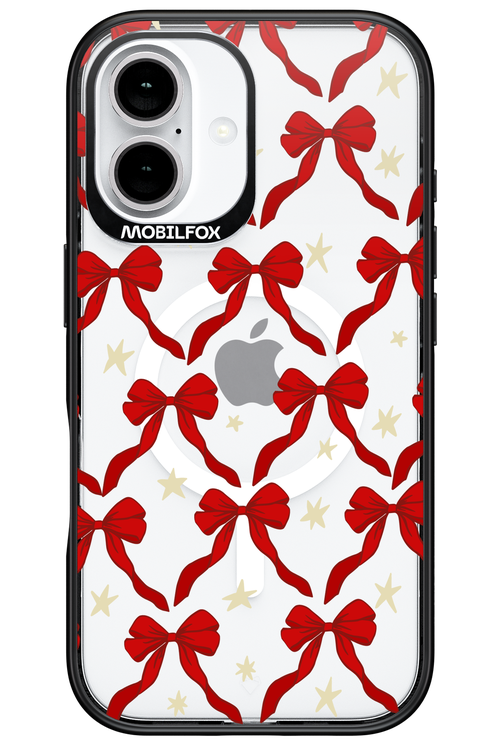 Bow & Stars (Transparent) - Apple iPhone 16