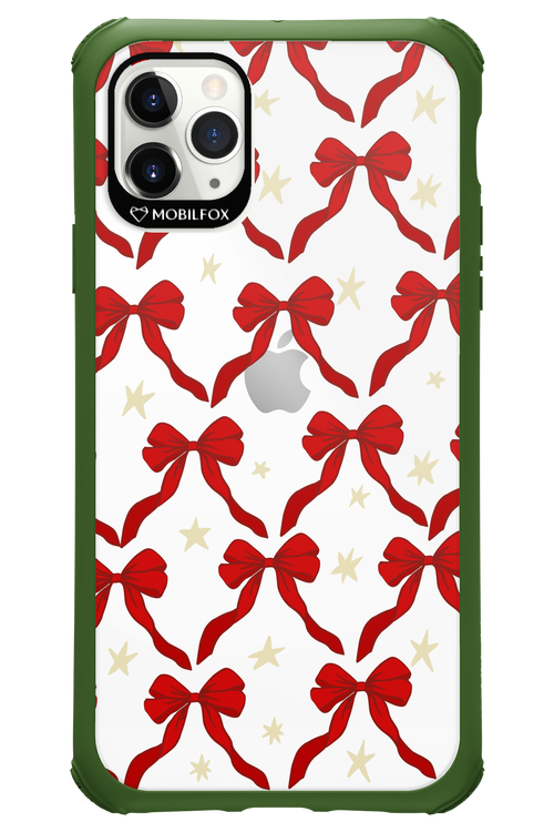 Bow & Stars (Transparent) - Apple iPhone 11 Pro Max