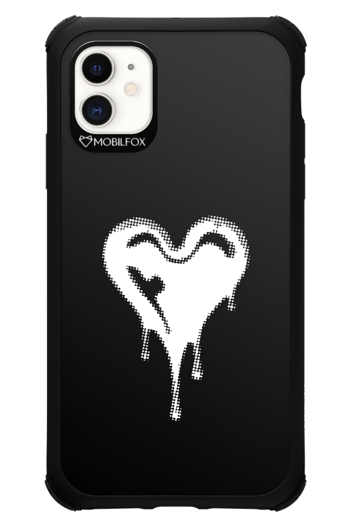 Heart Black - Apple iPhone 11