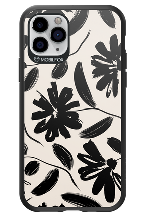 Monochrome Flowerss 2.0 - Apple iPhone 11 Pro