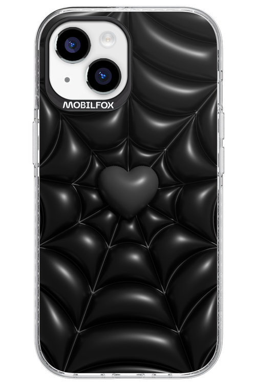 Black Spider Heart - Apple iPhone 15