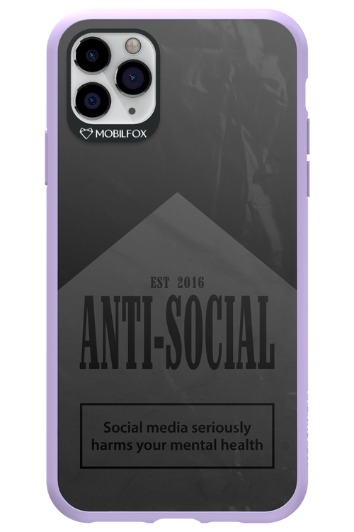 ANTI-SOCIAL (BLVCK) 2.0 - Apple iPhone 11 Pro Max