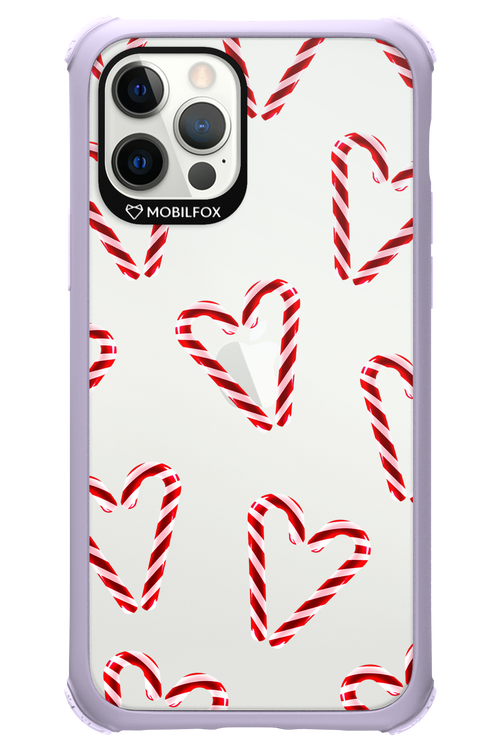 Candy Cane Hearts - Apple iPhone 12 Pro