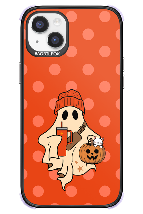 Ghost Girl (Orange) - Apple iPhone 14 Plus