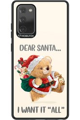 Dear Santa i want it all - Samsung Galaxy Note 20