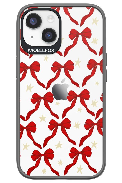 Bow & Stars (Transparent) - Apple iPhone 14