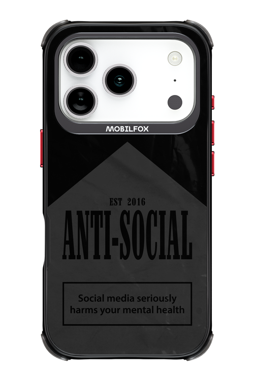 ANTI-SOCIAL (BLVCK) 2.0 - Apple iPhone 17 Pro