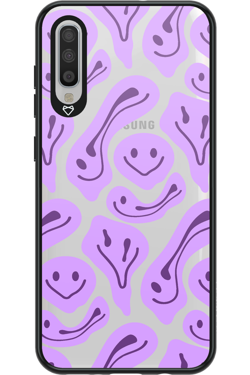 Fluid Smiley Purple - Samsung Galaxy A70