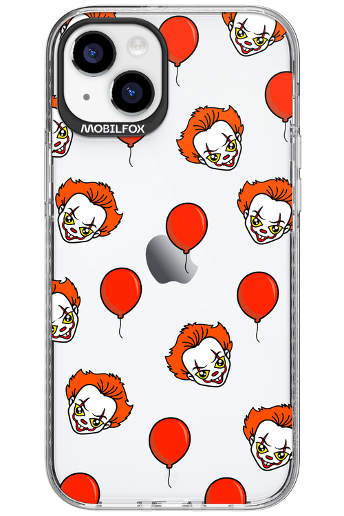 Mystery Clown (Transparent) - Apple iPhone 15 Plus