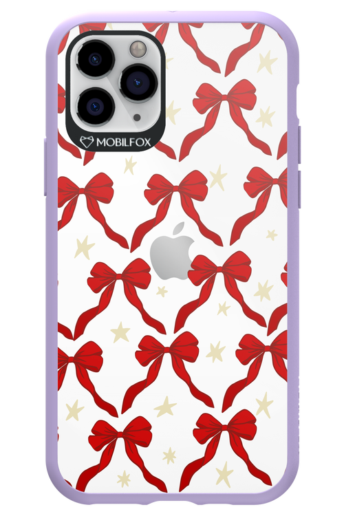Bow & Stars (Transparent) - Apple iPhone 11 Pro
