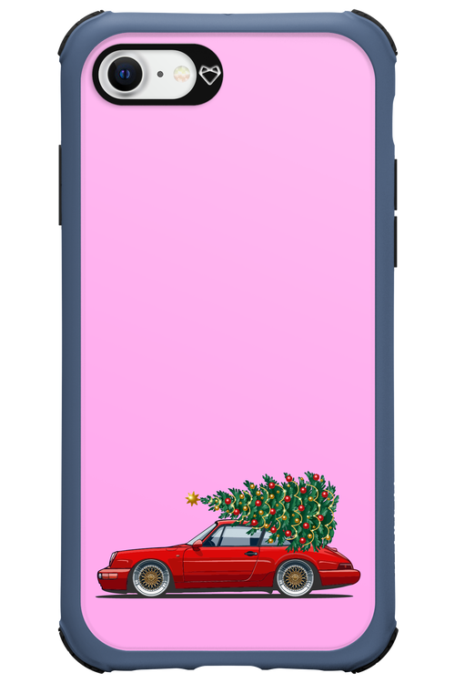 XMAS Car Pink - Apple iPhone 8