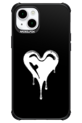 Heart Black - Apple iPhone 15 Plus