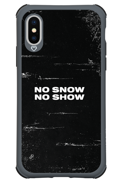 No snow, no show - Apple iPhone X