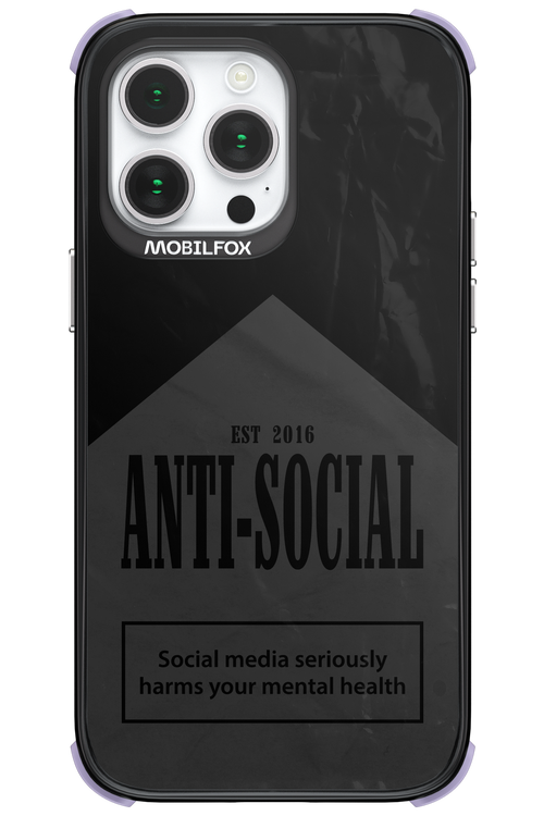 ANTI-SOCIAL (BLVCK) 2.0 - Apple iPhone 14 Pro Max