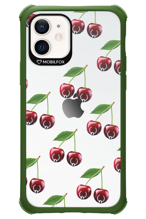 Spicy Cherries Transparent - Apple iPhone 12