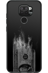 Money Burn B&W - Xiaomi Redmi Note 9