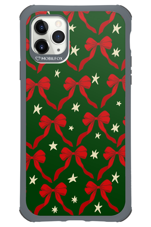 Bow & Stars (Green) - Apple iPhone 11 Pro Max