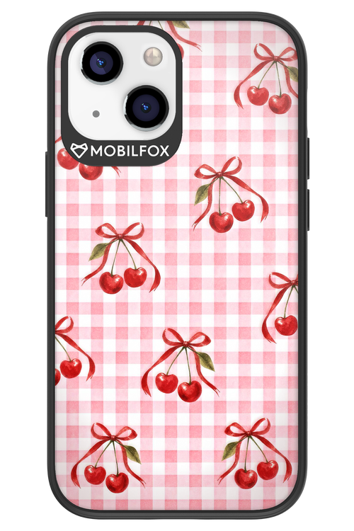 Pink Cherry Checked 2.0 - Apple iPhone 13 Mini