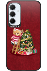 Christmas Bear (Burgundy) - Samsung Galaxy A35