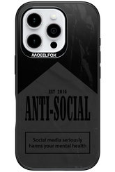 ANTI-SOCIAL (BLVCK) 2.0 - Apple iPhone 16 Pro