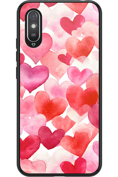 Water Painted Heart 2.0 - Xiaomi Redmi 9A