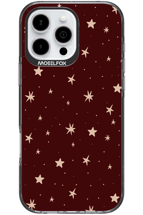 Burgundy Stars - Apple iPhone 16 Pro Max