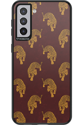 Burgundy Leopard Pattern - Samsung Galaxy S21+