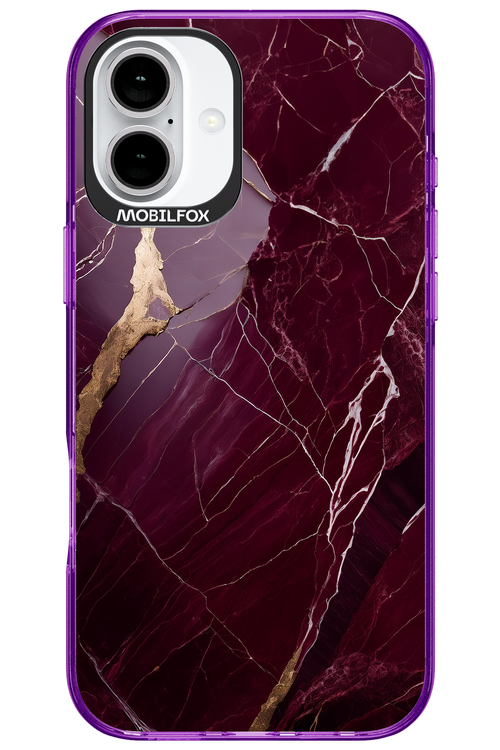 Burgundy Marble 2.0 - Apple iPhone 16 Plus