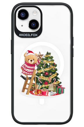 Christmas Bear (Transparent) - Apple iPhone 14