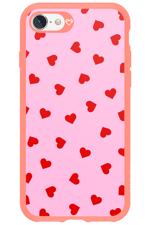 Sprinkle Heart Pink - Apple iPhone SE 2022