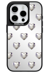 Shiny Hearts Mirror - Apple iPhone 15 Pro