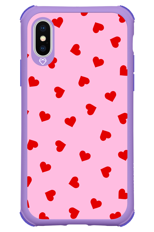 Sprinkle Heart Pink - Apple iPhone XS