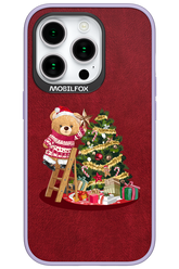 Christmas Bear (Burgundy) - Apple iPhone 15 Pro