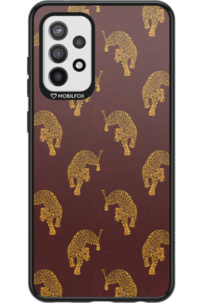 Burgundy Leopard Pattern - Samsung Galaxy A72