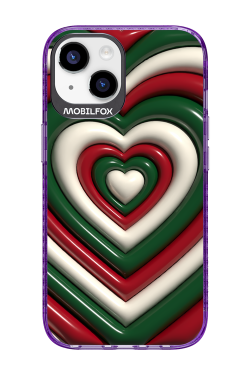 XMAS Hearts - Apple iPhone 14