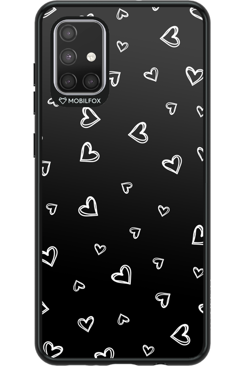 Monochrome Hearts 2.0 - Samsung Galaxy A71
